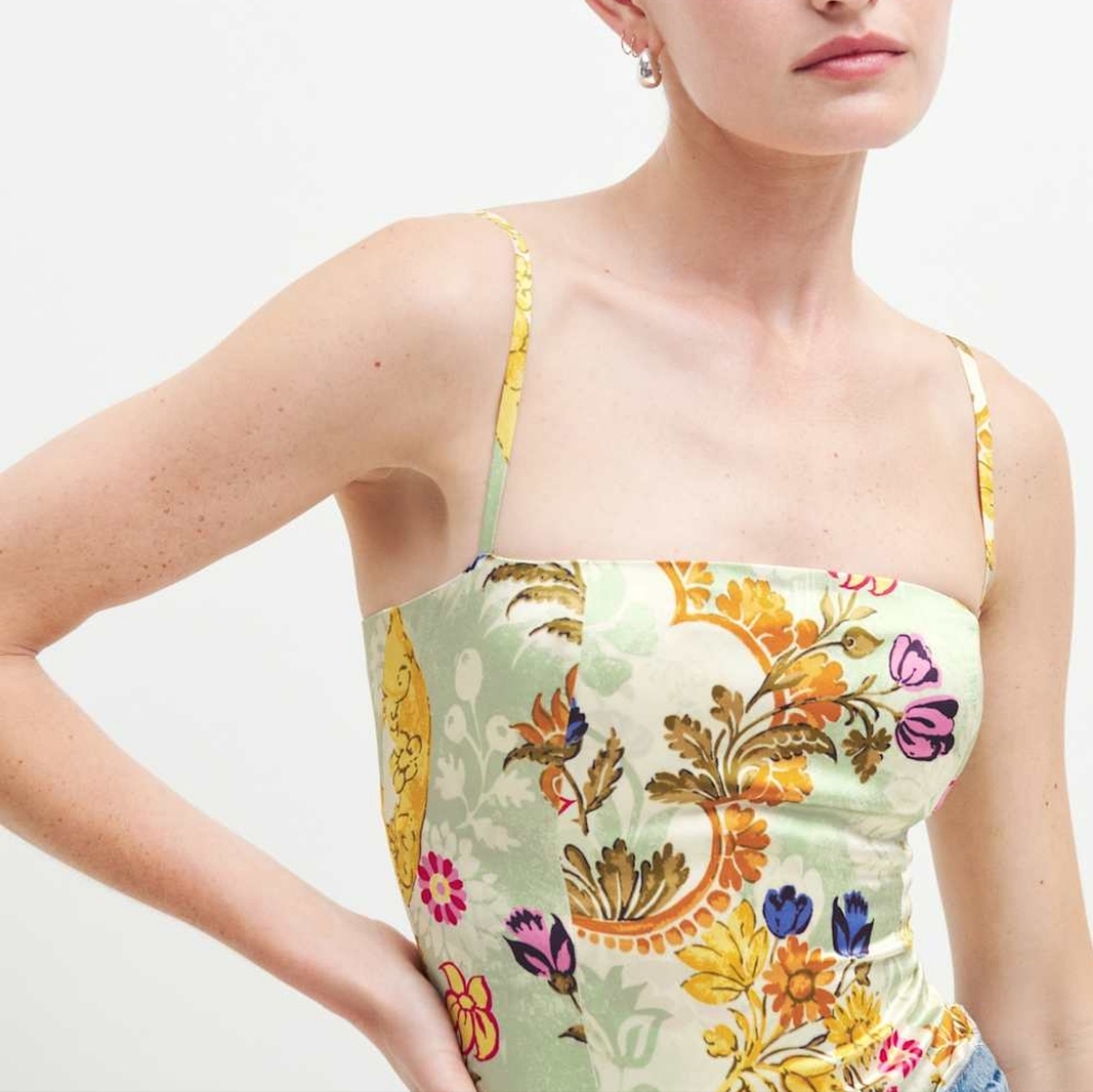 Reformation Multicolor Floral Camisole